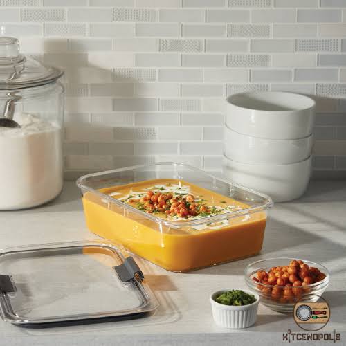 18 Piece Clear Plastic Food Storage Containers Z372