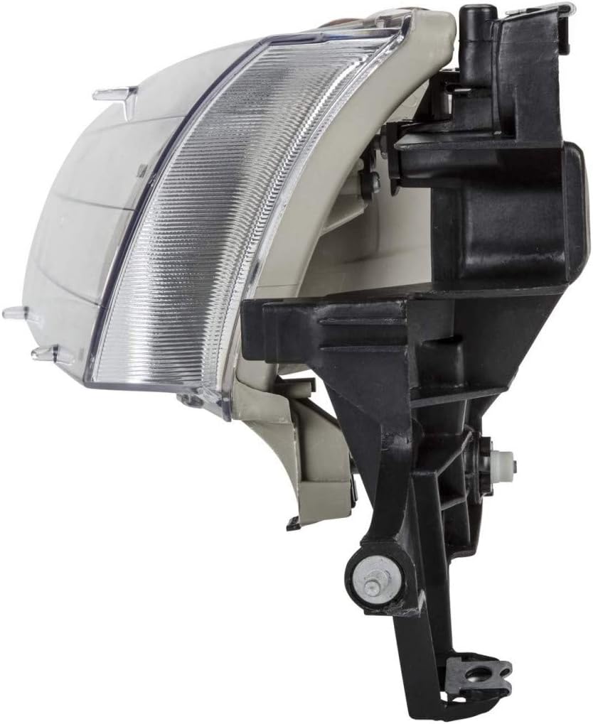 Passenger Side Headlight Assembly for Toyota Corolla 1998 1999 2000, Bulbs Included, Pack of 2 Q25244