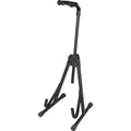Black A-Frame Electric Guitar and Bass Stand Y969