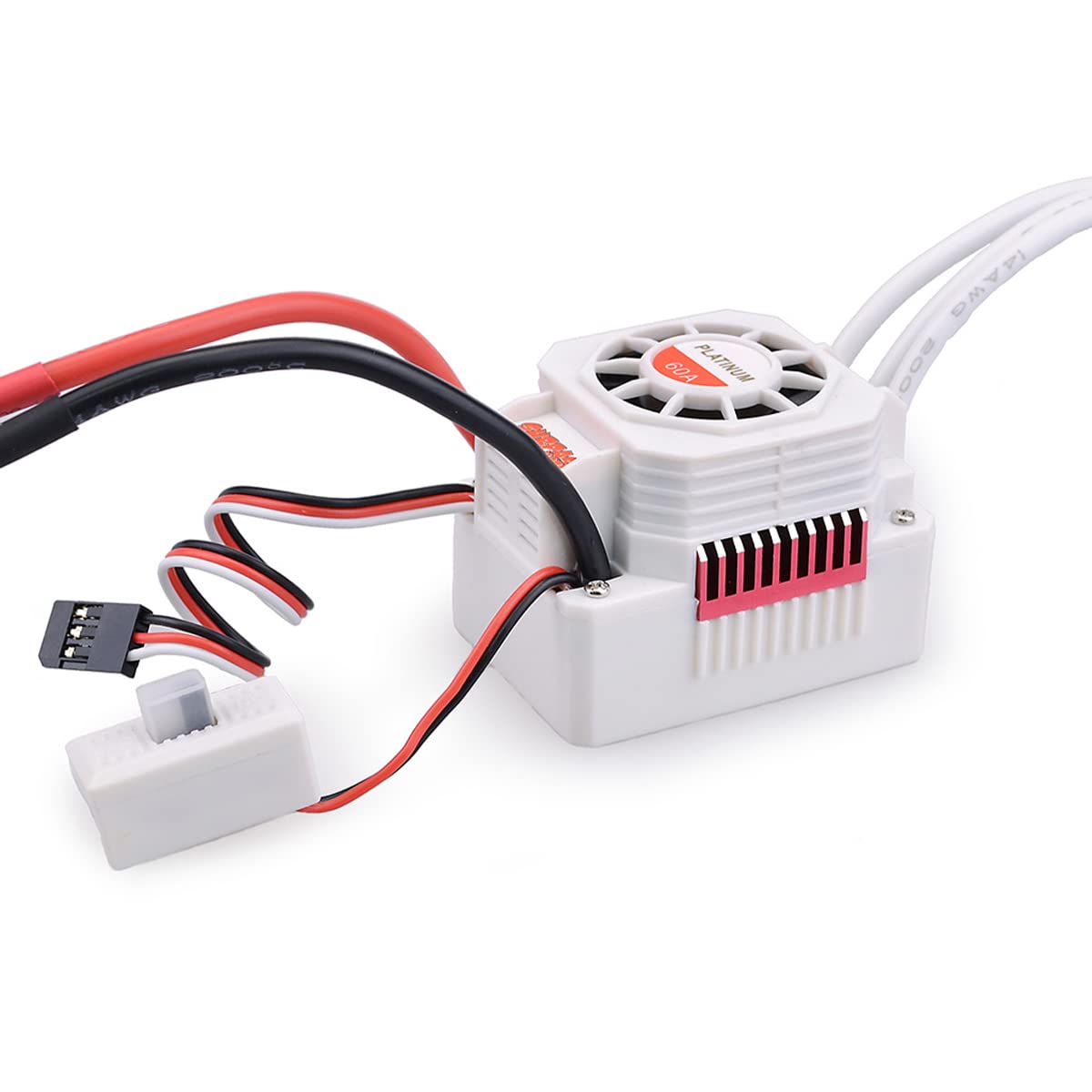 3650 3900kv Brushless Motor ESC with 60A ESC & Programming Card Combo for 1/10 RC Car Truck Pack of 2 N5621