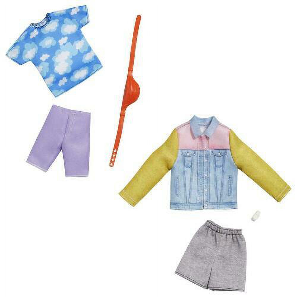 Barbie Fashion Pack Long Sleeve Denim Jacket & Accessories E3119