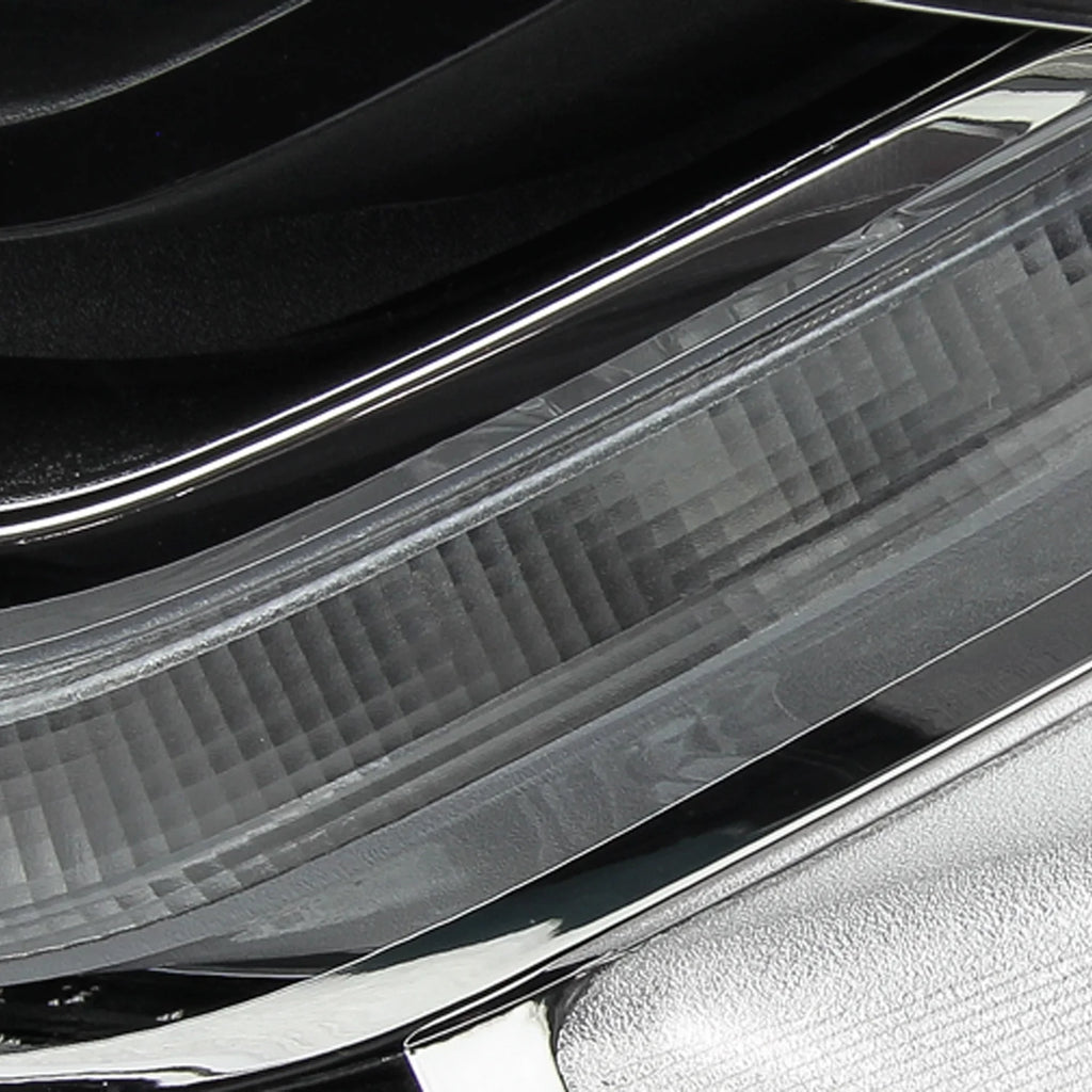Chrome LED DRL Headlight Driver Left Side E614893