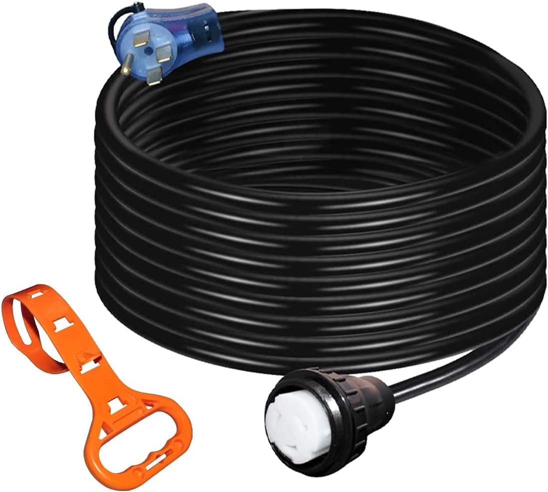 30 Amp RV Power Extension Cord, 100Ft Z183