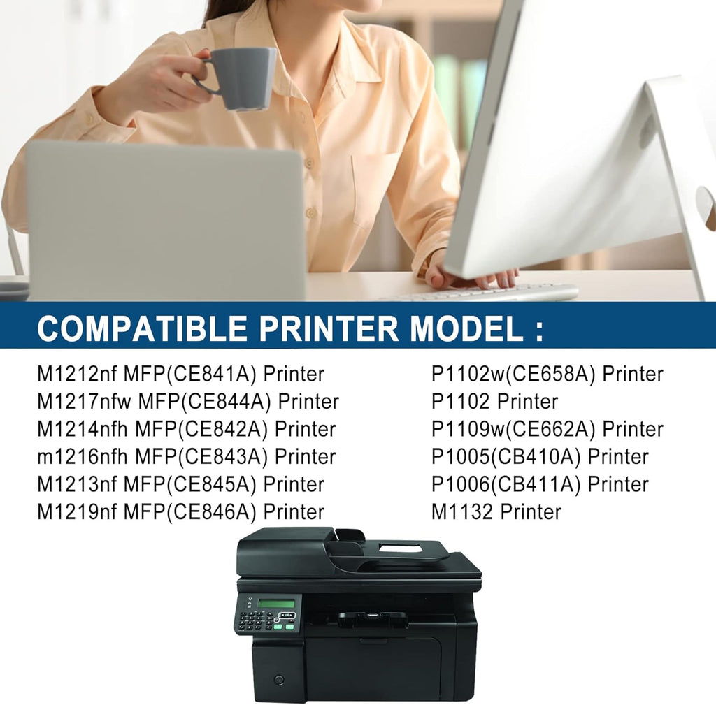 2 Pack Black Ink Cartridge for HP Printer H5771