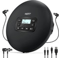 Portable CD Player with Headphones, Black, Pack of 2 P3518