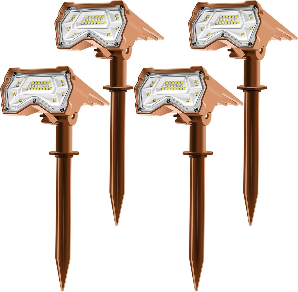 Solar Outdoor Lights IP65 Waterproof 28 LEDs 2 Pack Z435049