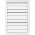 PVC Gable Vent with Brickmould R165898