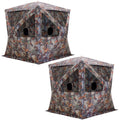 2 Pack Pop Up Ground Hunting Blind Z7692