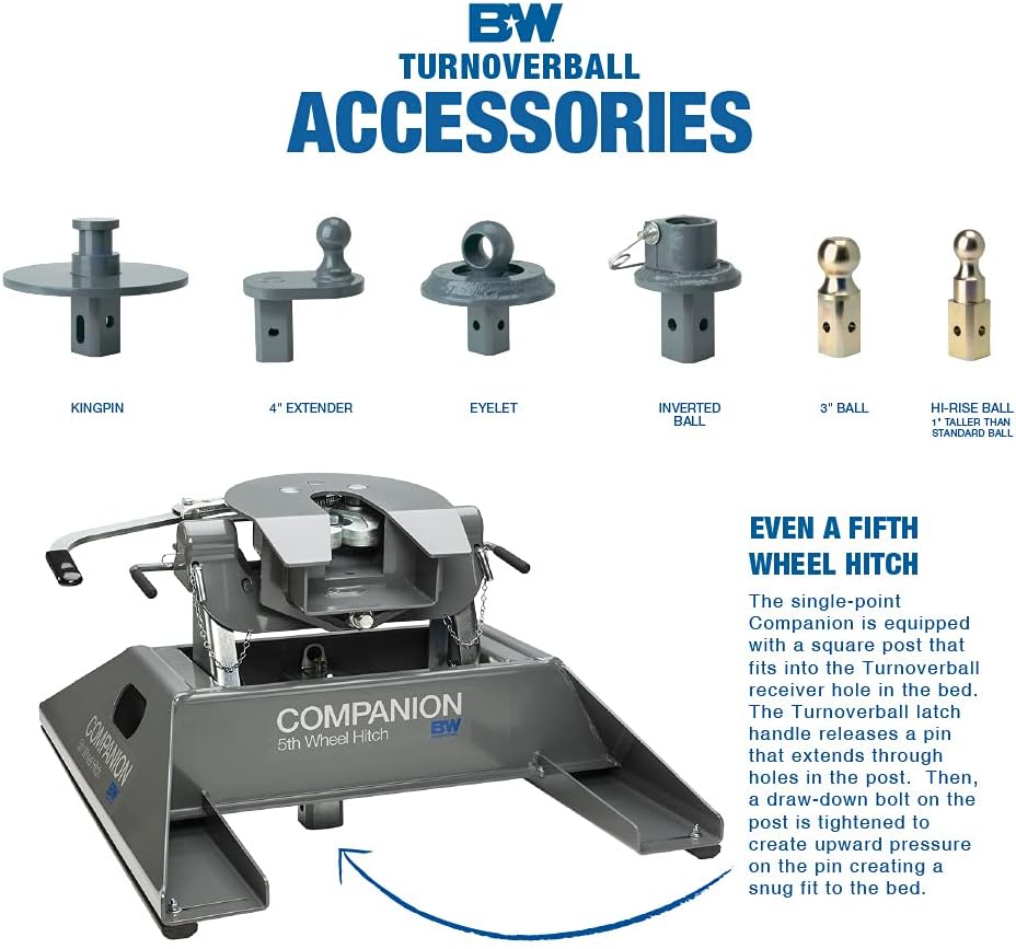 Turnoverball Gooseneck Hitch F3863