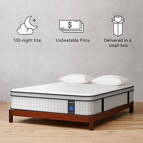 Queen 10 inch Memory Foam Hybrid Innerspring Mattress L888464