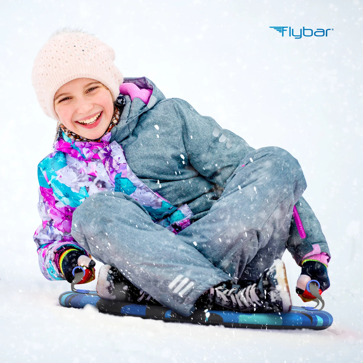 Camo Foam Saucer Disc Snow Sled for Kids B35518