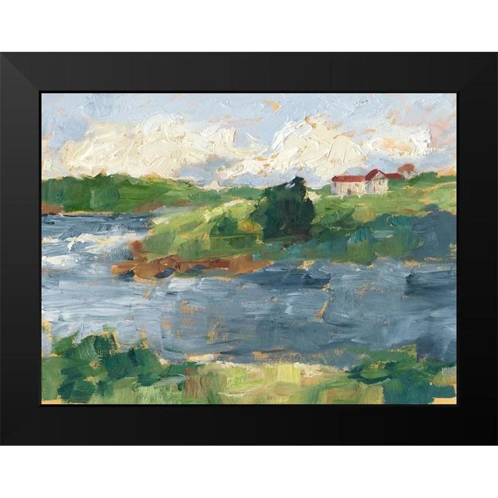 Black Modern Framed Museum Art Print U7195