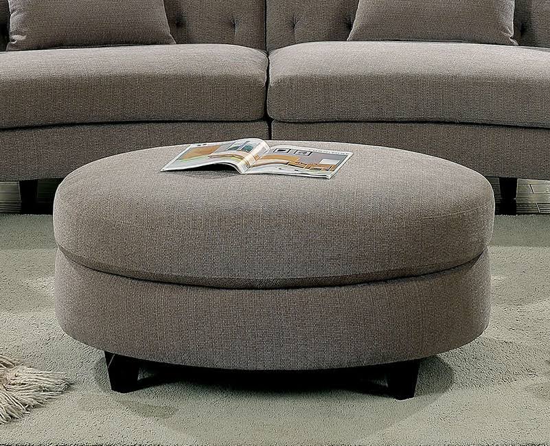 Warm Gray Ottoman G75317