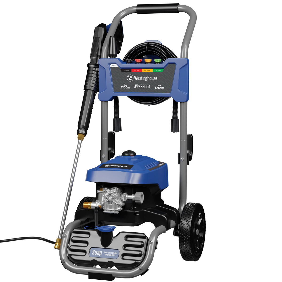 2300-PSI 1.76-GPM Electric Pressure Washer with 5 Nozzles & Soap Tank Q3155