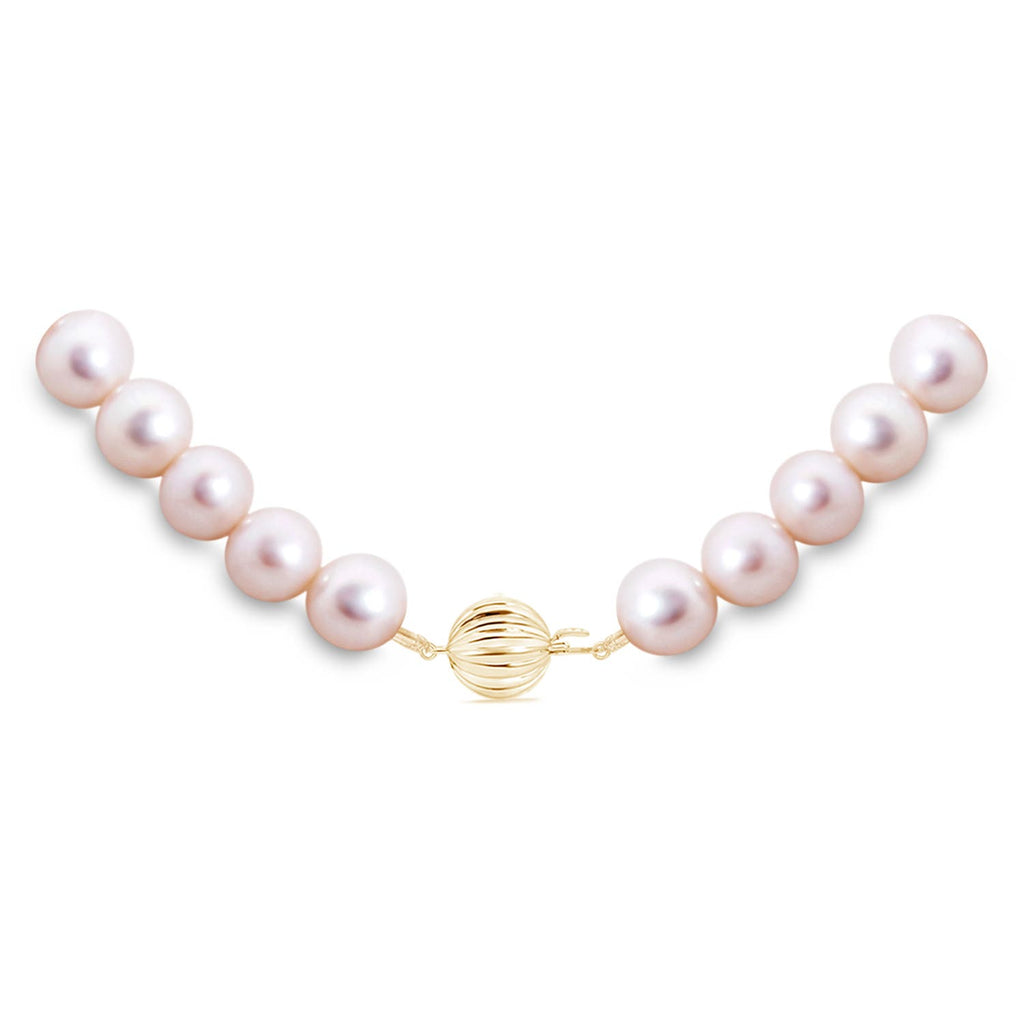 14K Yellow Gold Freshwater Cultured Pearl Princess Strand Necklace N30028