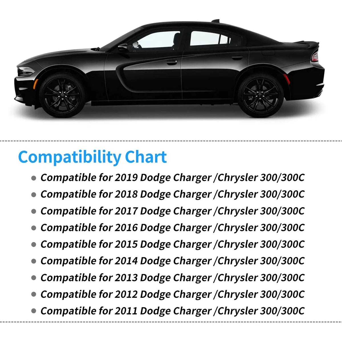 TPE Liners Floor Mats for Dodge Charger Chrysler 300 RWD G671565