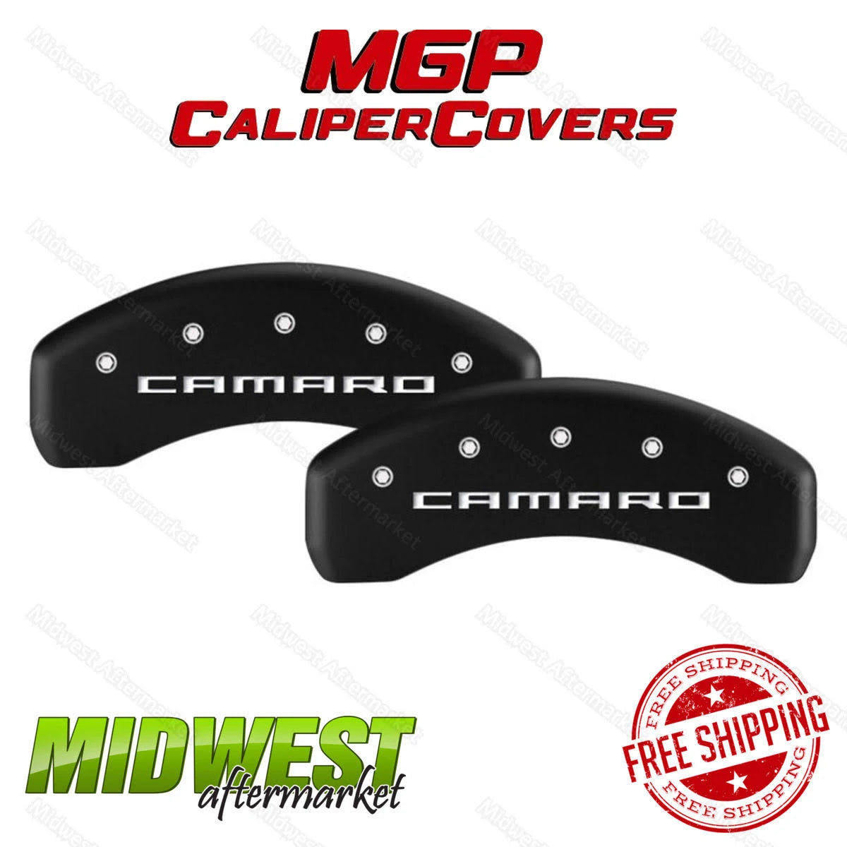 Matte Black Powder Coat Finish Caliper Covers A926002