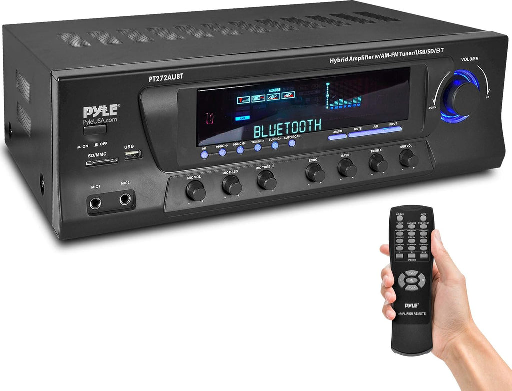 300W 4 Channel Bluetooth Home Theater Stereo Receiver B672