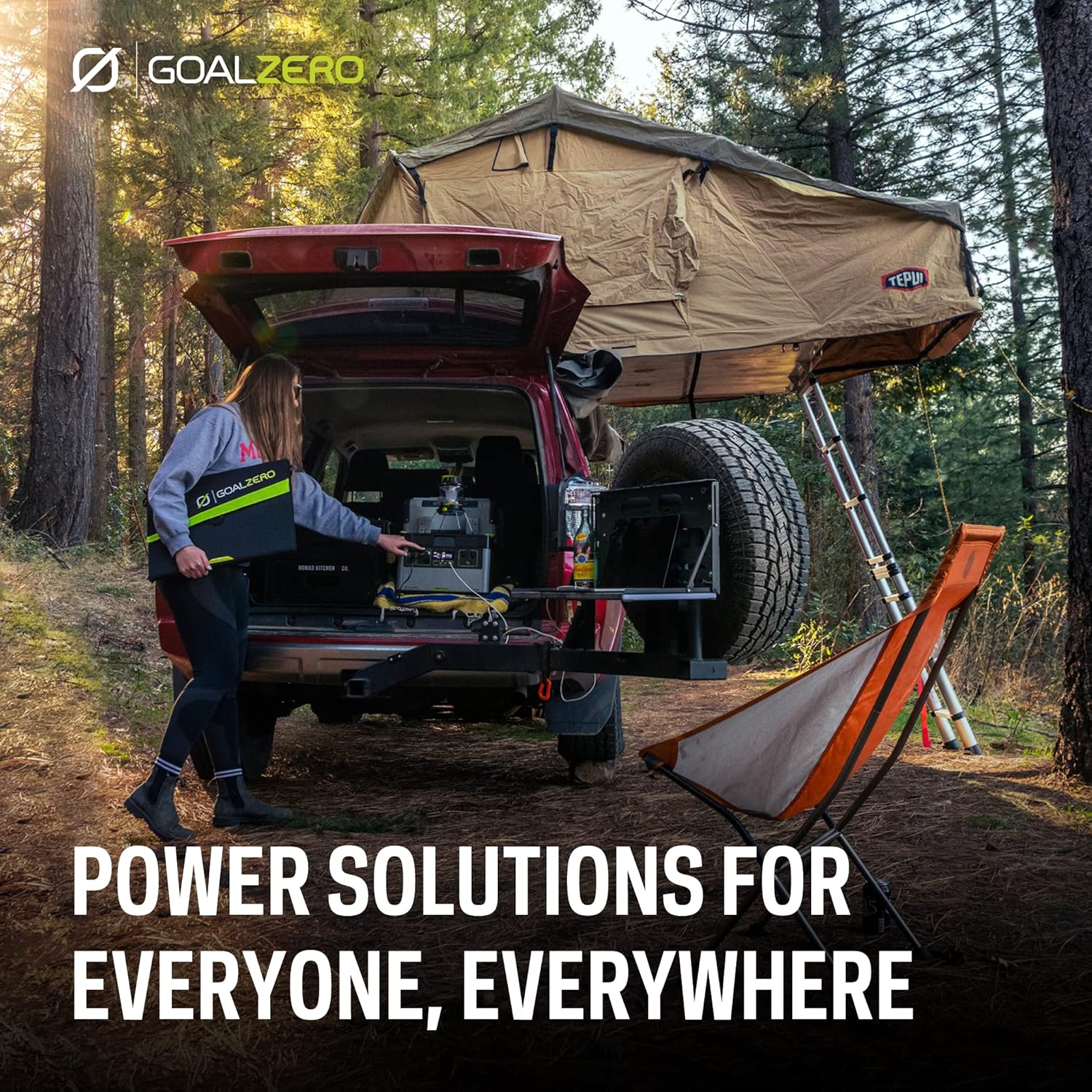 Portable Power Station, 1,000 W, Solar-Powered Generator O523