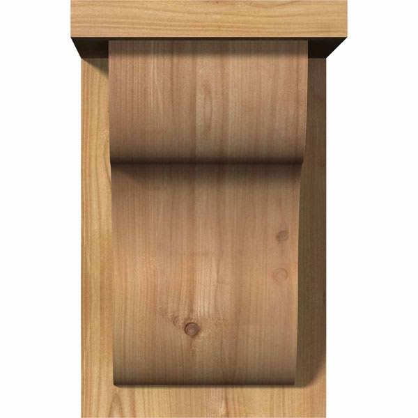 Corbel with Backplate, Western Red Cedar I24017