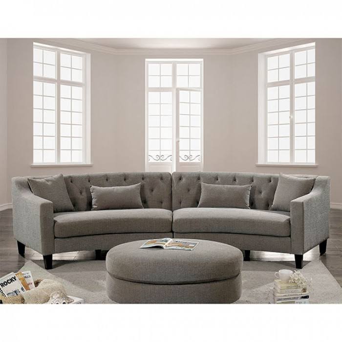 Warm Gray Ottoman G75317