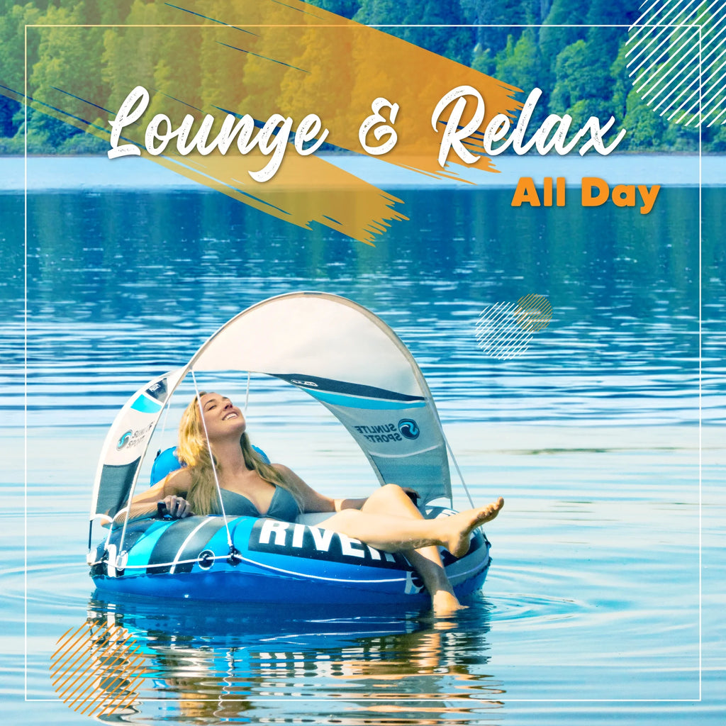XL River Tube with Canopy and Sun Shade N201