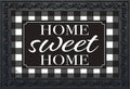 Checkers Doormat 18"x30" F384