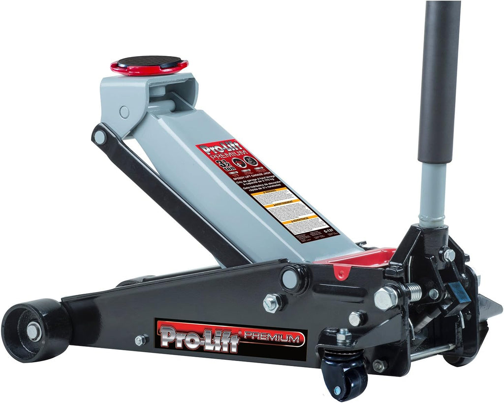 Grey 3-1/2 Ton Capacity Garage Jack J368