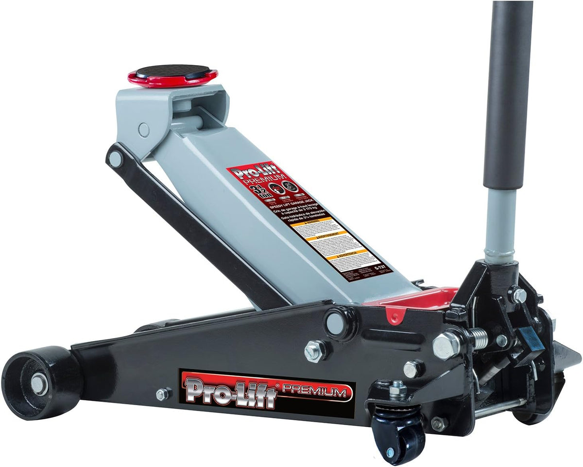 Grey 3-1/2 Ton Capacity Garage Jack J368