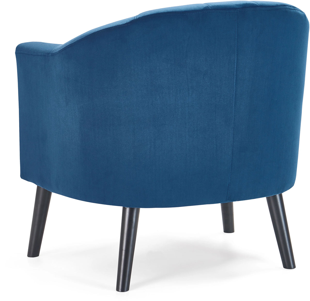 Blue Tufted Velvet Accent Tub Chair N246