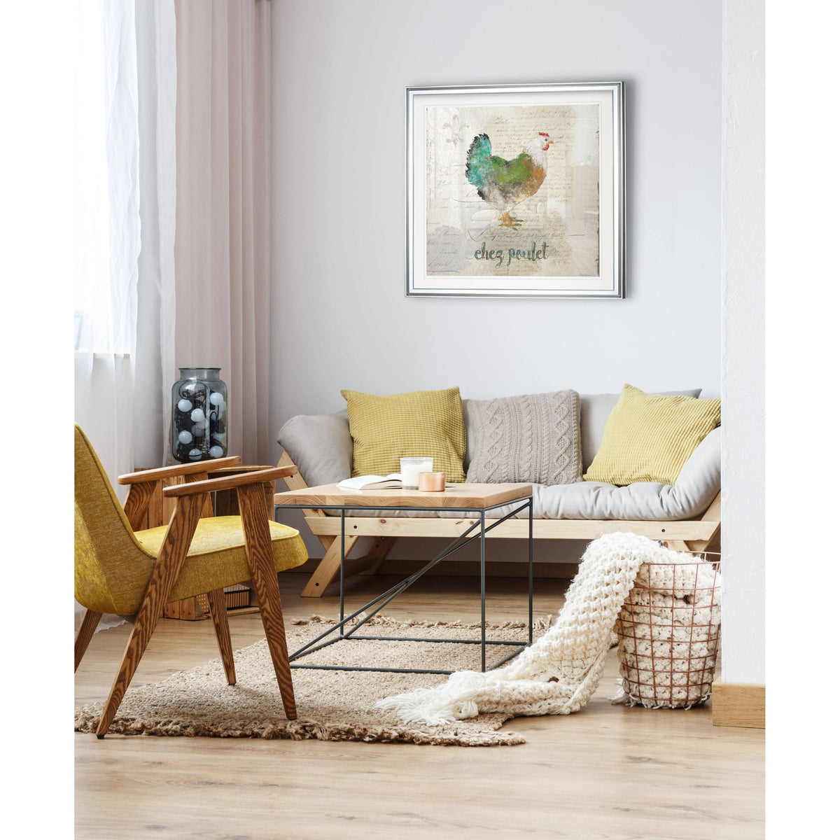 Framed Giclee Print 38 x 38 M28215
