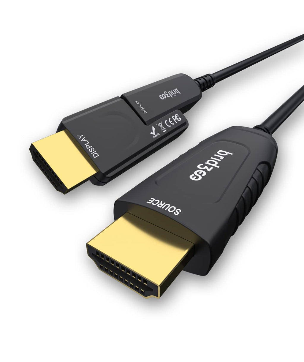 Fiber Optic HDMI 2.0 Cable, 33ft, Pack of 2 T840