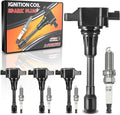 Ignition Coil and Iridium Spark Plug Kit Set of 4 A7137