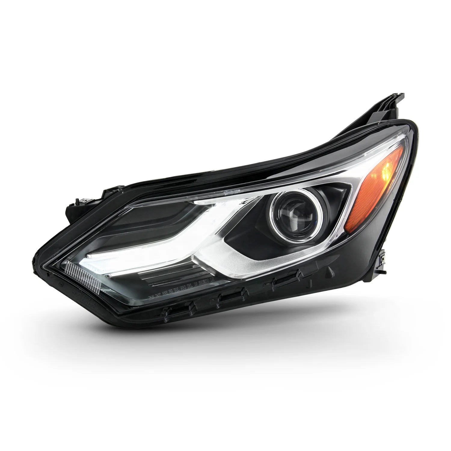 Chrome LED DRL Headlight Driver Left Side E614893