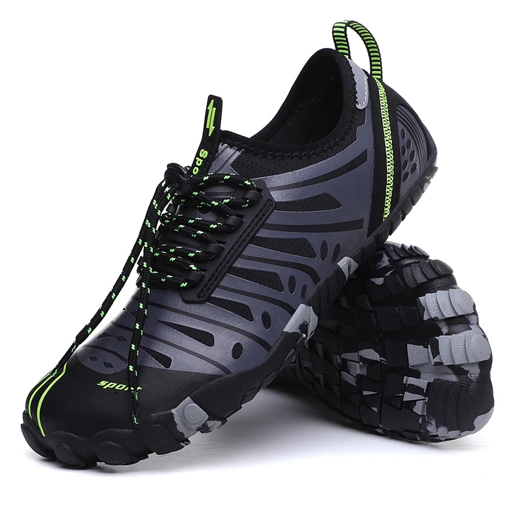 Black Trekking Sport Water Shoes P461