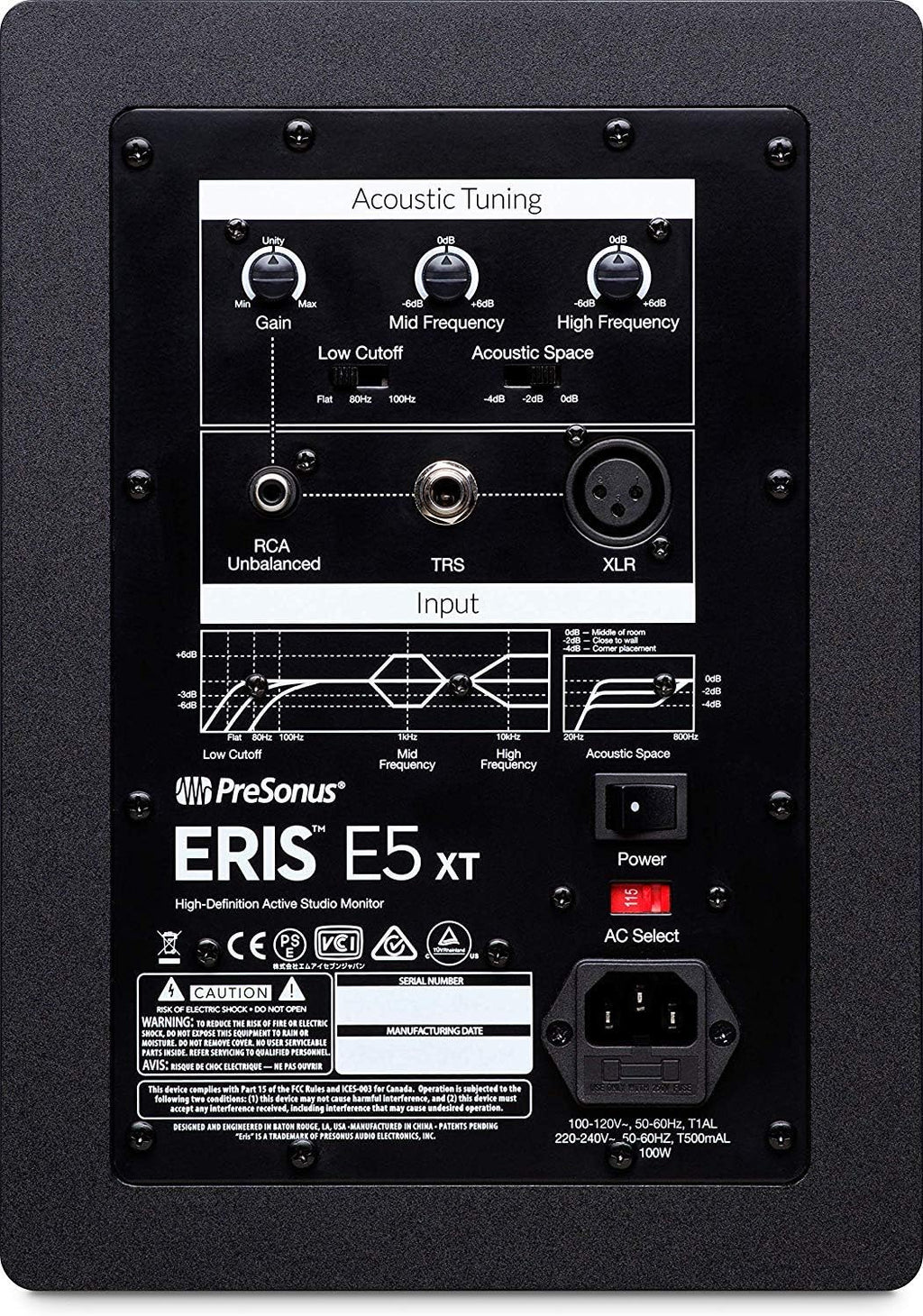Recording Audio Interface with Studio Monitors and 1/4 Cables F942