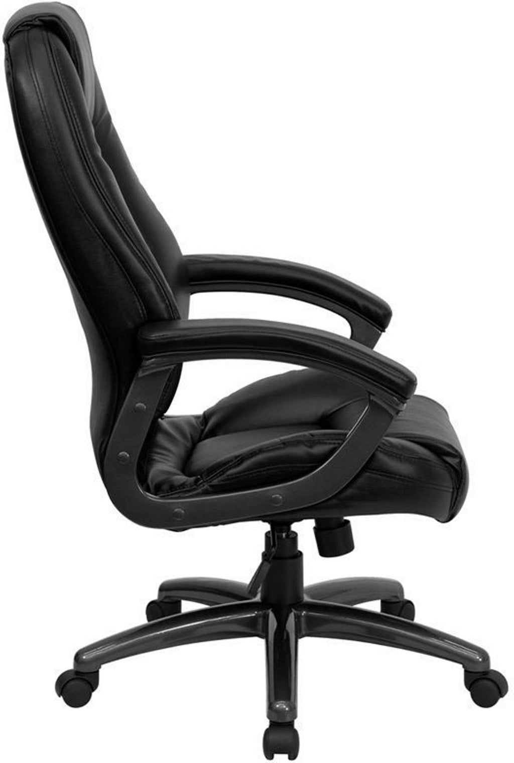 Black Contemporary Adjustable Height Swivel Executive Chair Q32149
