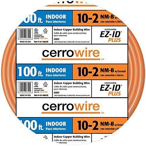 10/2 NM-B Solid Wire with Ground, Orange V8020