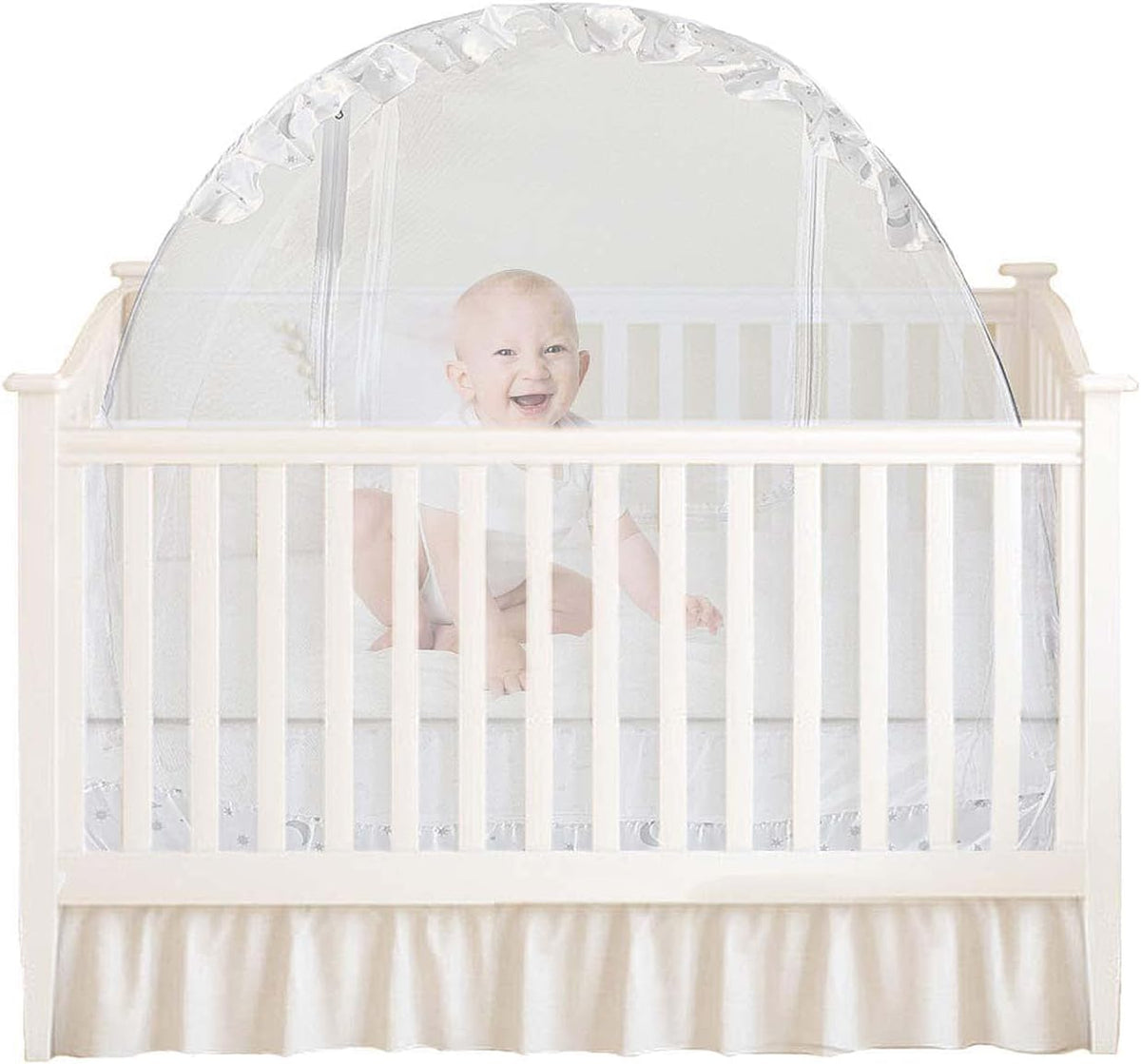 White Mesh Crib Tent Pack of 2 N28467