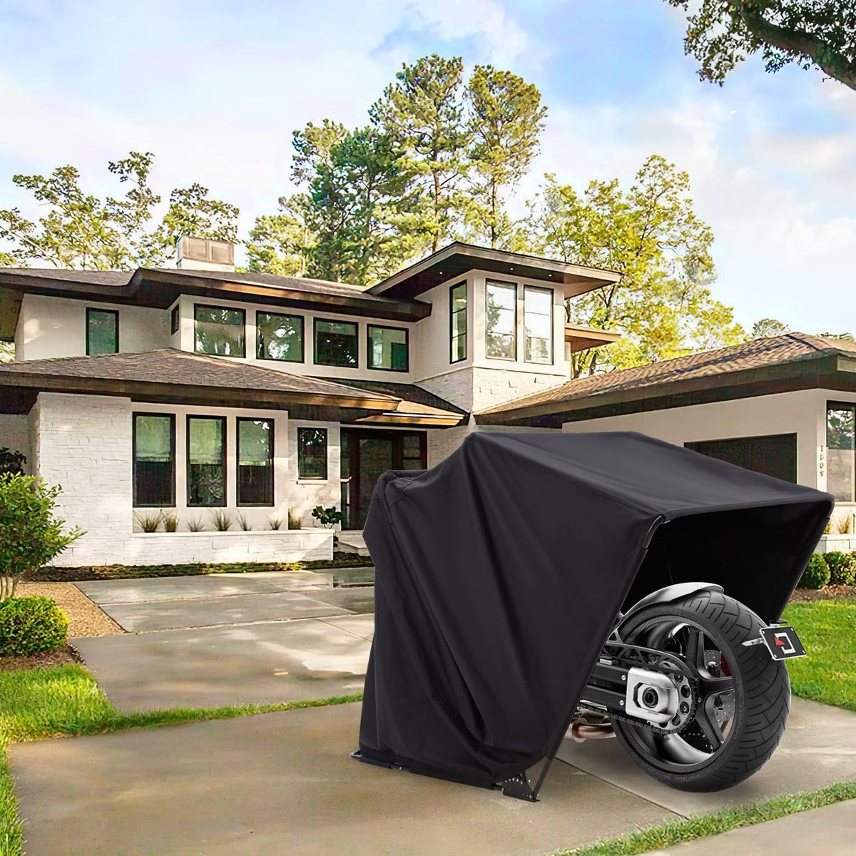 Heavy Duty Motorcycle Shelter with Carry Bag X369