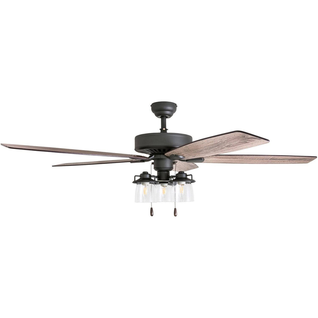 Bronze 60-Inch LED Ceiling Fan with Pull Chains E452