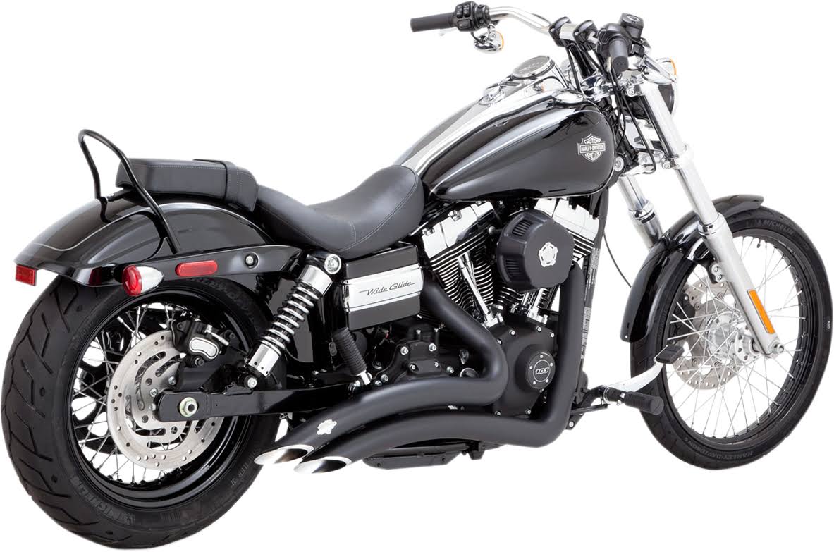 2-into-2 Black Exhaust System Z1195