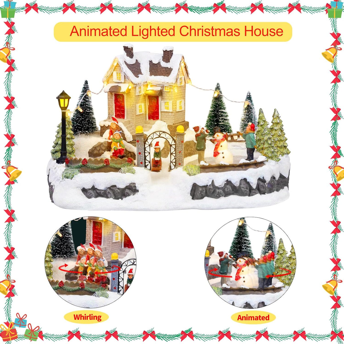 Christmas Town Village Sets Pack of 2 P242
