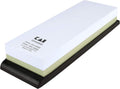 Combination Whetstone, 3000 and 6000 Grit, Rubber Base, 7.5 x 3 x 1.5 inches Y3783