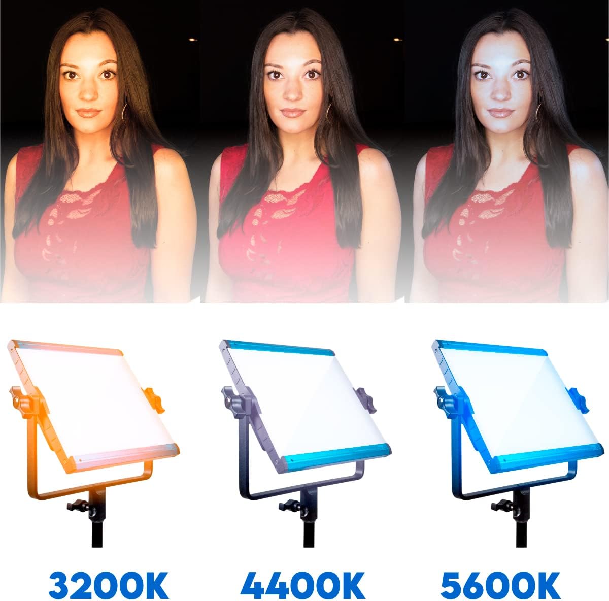 RGB and Bi-Color LED Video Light E997