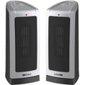 2-Pack Oscillating Ceramic Tower Heater with Electronic Thermostat, 1500W Z560547