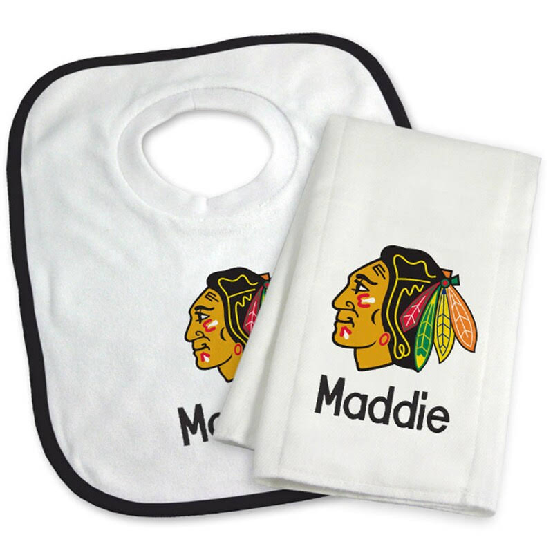 White Newborn Infant Bib Burp Cloth Set P763753