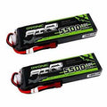 2x 5500mAh 50C 3S 11.1V Lipo Battery Deans B614