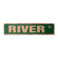 Vintage Aluminum Metal Sign K823