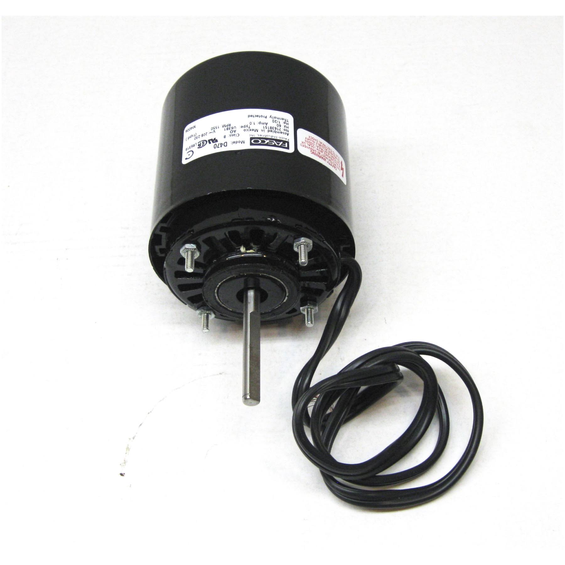 1/20HP 208-230 Volts 1550 RPM Fan Motor D953734